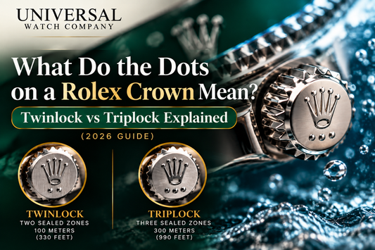 What Do the Dots on a Rolex Crown Mean? Twinlock vs Triplock Explained (2026 Guide)
