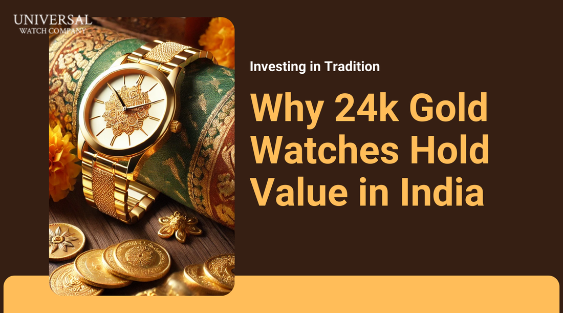 Investing in Tradition: Why 24k Gold Watches Hold Value in India