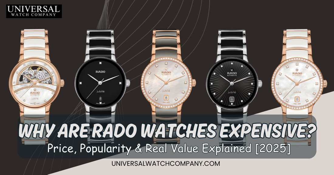 Rado luxury watch showcasing Swiss design and ceramic craftsmanship – Why Rado watches are expensive in 2025