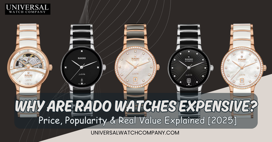 Rado luxury watch showcasing Swiss design and ceramic craftsmanship – Why Rado watches are expensive in 2025
