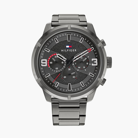 TOMMY HILFIGER GREY DIAL QUARTZ ANALOG WITH DATE WATCH FOR MEN TH1792071