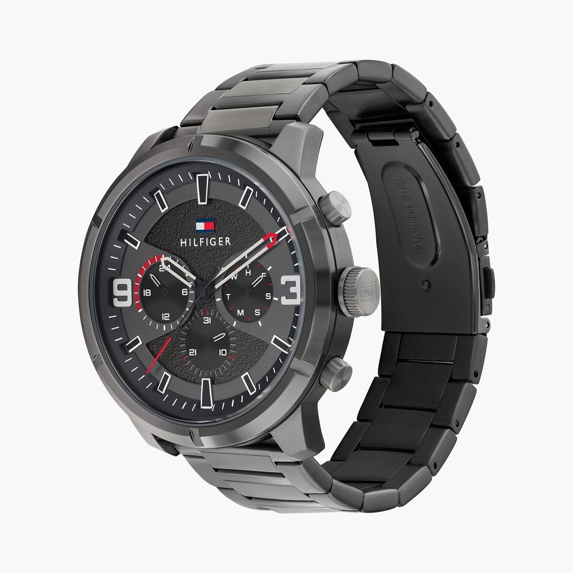 TOMMY HILFIGER GREY DIAL QUARTZ ANALOG WITH DATE WATCH FOR MEN TH1792071