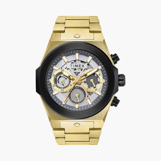 TIMEX Vector Men Silver Round Dial Analog Watch - TWEG26101