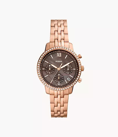 FOSSIL ES5218 | Rose Gold Analog Watch For Women