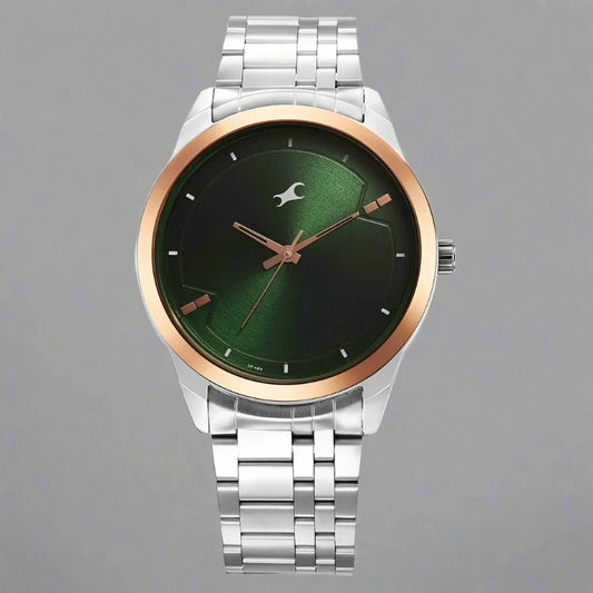 Fastrack 3308KM03 Analog Black Dial Canvas Strap Watch for Men