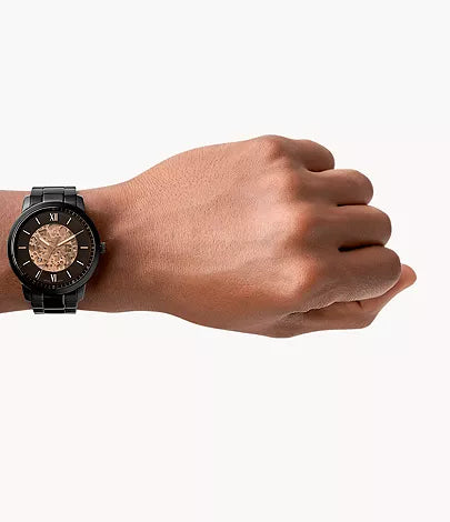 FOSSIL ME3183 | Black Analog Watch For Men