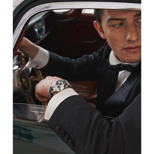 Timex Marlin Silver-Tone Round Dial Analog Men's Watch 42mm TWEG26708