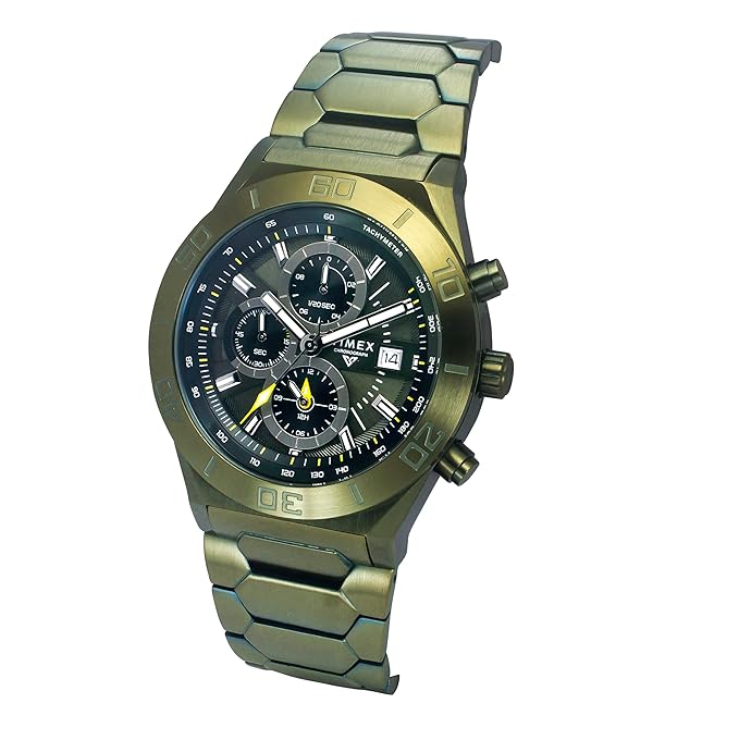 TIMEX Men Green Round Dial Analog Chronograph Watch - TWEG24903