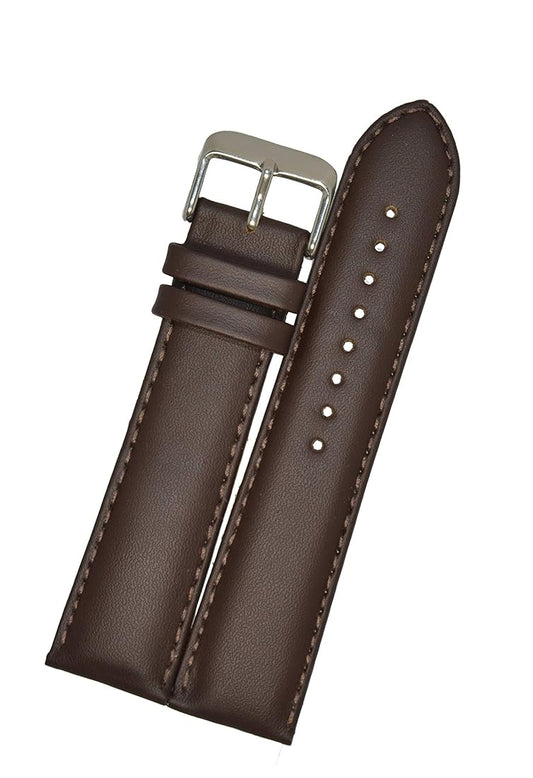 BROWN LEATHER STRAPS 22MM