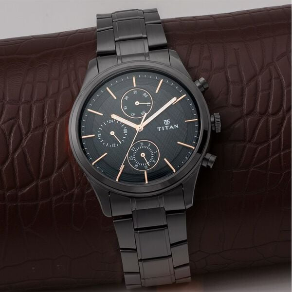 Titan NS1805NM01 Men's Metropolitan Charm Watch