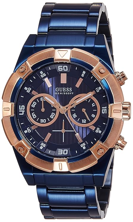 Guess Chronograph Blue Dial Men's Watch - W0377G4