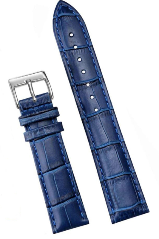 BLUE LEATHER STRAPS 20MM