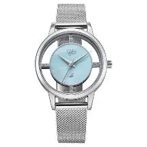 fv60090sm01 5 out of 5 star rating 1 Review Vyb Runway By Fastrack Quartz Analog Blue Dial Silver Stainless Steel Strap Watch For Girls