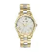 Poze By Sonata Quartz Analog Mother of Pearl Dial Gold Metal Strap Watch For Women SP80151YM01W