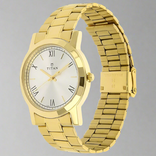 Upgrade your collection with TITAN 1644YM01 analogue Titan mens watches showcasing minimalistic design, premium finish, and unmatched performance and reliability.