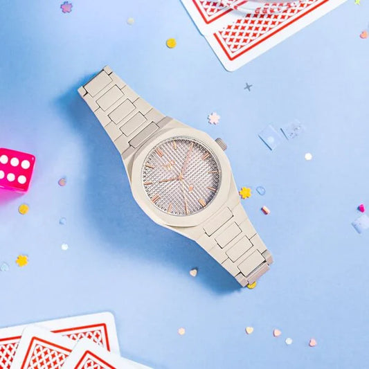 Stylish ladies wristwatch FV30015QM01W Fastrack VYB