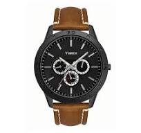 Timex Fashion Men's Digital Blue Dial Round Case Multifunction Function Watch -TW000U913