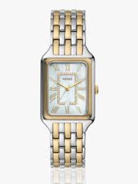 Fossil Analog White Dial Women's Watch-ES5305 Stainless Steel, Multicolor Strap