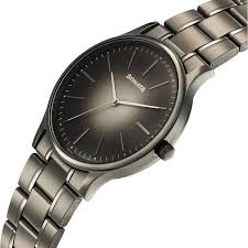 SONATA 77105QM07W Sonata Aspire Quartz Analog Grey Dial Stainless Steel Strap Watch For Men