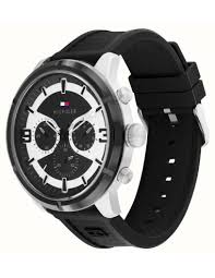 Tommy Hilfiger Tommy Hilfiger 1792074 Black Strap Watches for Men ...