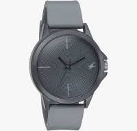 NT38024PP63W Fastrack Tees Quartz Analog Grey Dial Silicone Strap Unisex Watch