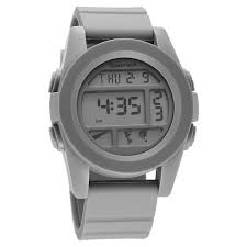 TITAN 38120PP02 Fastrack StreetStyle Digital Grey Dial Grey Silicone Strap Watch For Guys