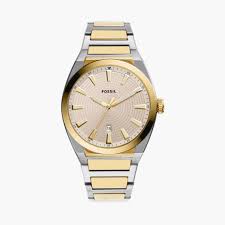 Fossil Everett Analog Cream Dial Men's Watch-FS5823
