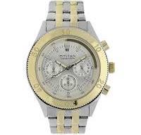 TITAN NT9324BM01 Titan Quartz Chronograph Silver Dial Stainless Steel Strap Watch for Men