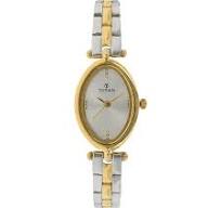 NT2418BM01 Titan Quartz Analog Silver Dial Stainless Steel Strap Watch for Women