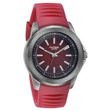 sp70050qp02 Sonata Poze Quartz Analog Red Dial Plastic Strap Watch For Men