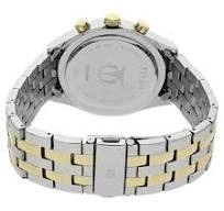 TITAN NT9324BM01 Titan Quartz Chronograph Silver Dial Stainless Steel Strap Watch for Men