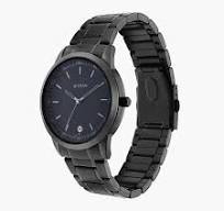 Titan Minimals Quartz Analog with Date Black Dial Black Metal Strap Watch For Men TITAN 1806NM01