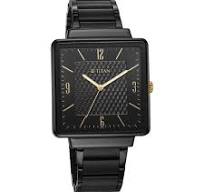 Titan Karishma Black Dial Watch for Men NT10005KM01
