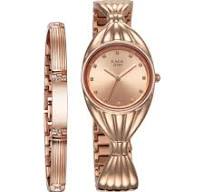 Titan Raga Memoirs Quartz Analog Rose Gold Dial With Rose Gold Metal Strap Watch For Women nt95254wm01f Women's Watch