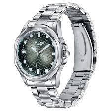 SONATA SP70088SM02W Poze By Sonata Quartz Analog Green Dial Silver Metal Strap Watch For Men