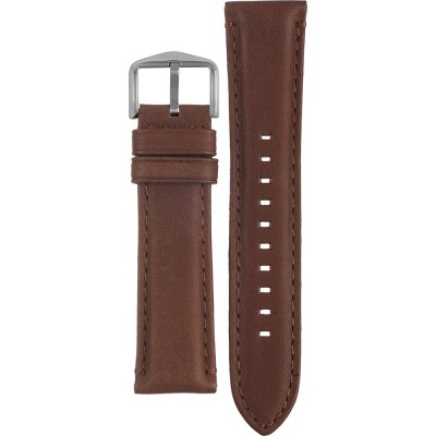 FOSSIL DARK BROWN LEATHER STRAPS By UWC