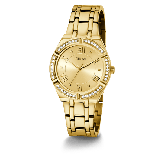 GUESS U85110L1 Gold-Tone Analog Women's Watch with Stainless Steel Bracelet