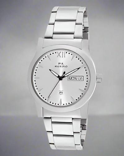 Maxima 38300CMLI Analog Women's Watch with Silver Dial and Metallic Strap