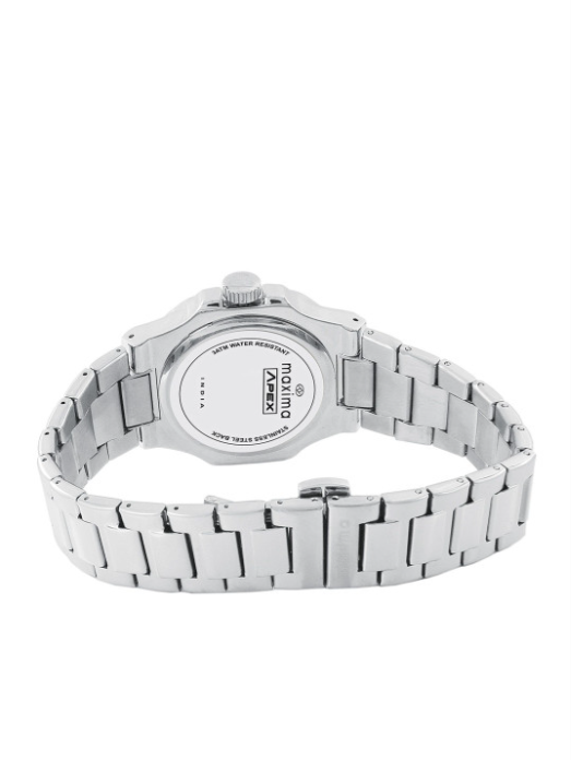 Maxima 70861CMGI Blue Dial Stainless Steel Analog Watch for Men