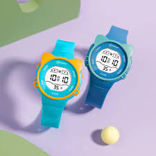 Mingrui Digital Kids Watch with Cat-Ear Design – Waterproof Fun Timepiece for Children