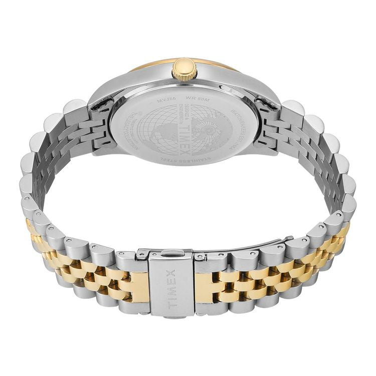 Timex TWEG27102 Green Dial Stainless Steel Analog Men’s Watch – Trend Collection