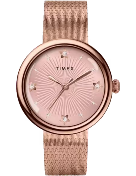 TIMEX Women Pink Round Dial Analog Watch - TWEL19304