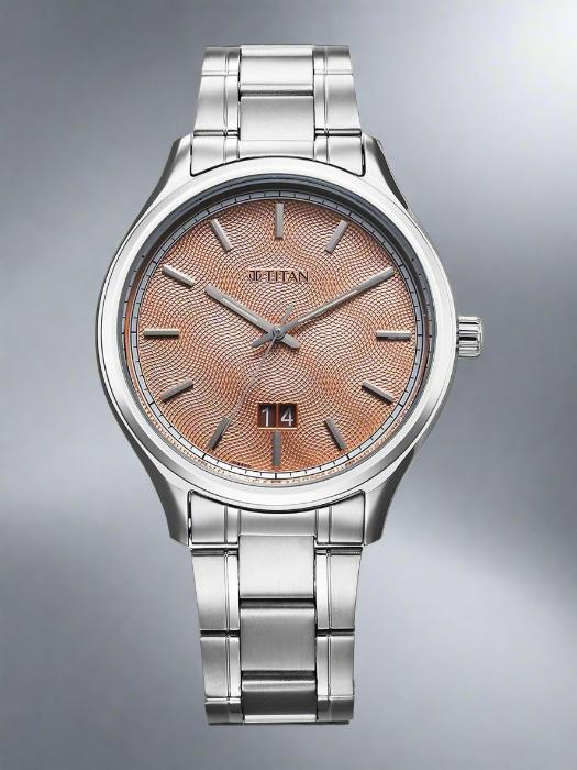 TITAN 10033SM04 PALETTE OF TIME QUARTZ ANALOG WITH DATE