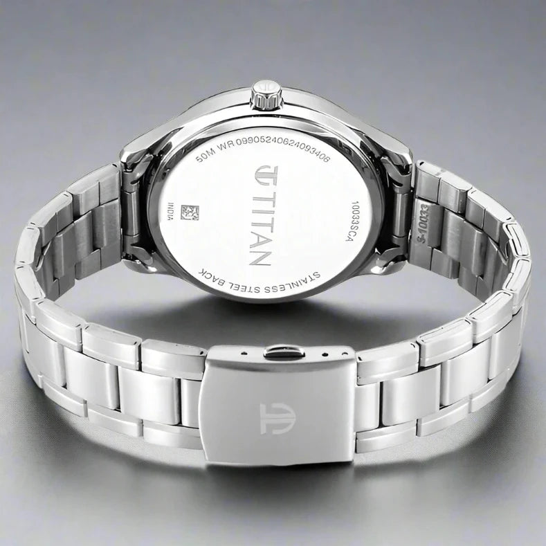 TITAN 10033SM04 PALETTE OF TIME QUARTZ ANALOG WITH DATE