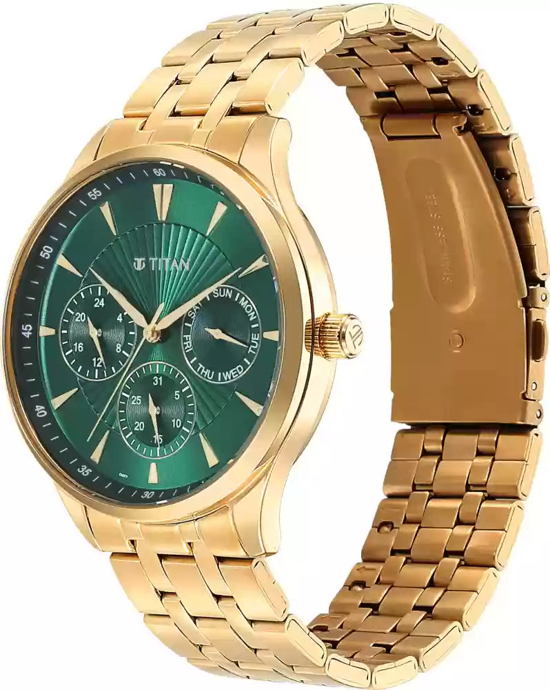 TITAN 90127YM05 REGALIA OPULENT III ANALOG WATCH FOR MEN