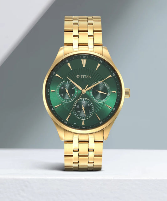 TITAN 90127YM05 REGALIA OPULENT III ANALOG WATCH FOR MEN