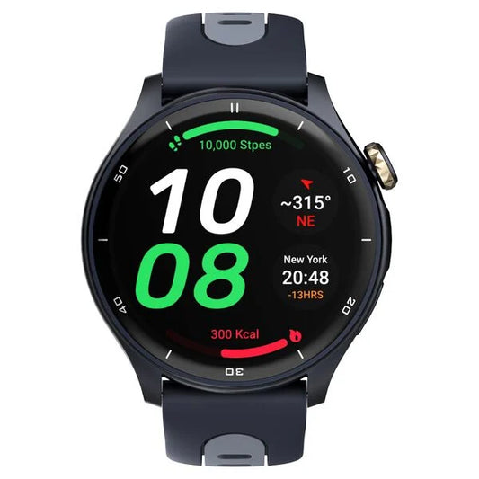 Titan Celestor Advanced GPS & Barometer Smartwatch with 3.6 CM AMOLED Display, Aurora Blue Strap