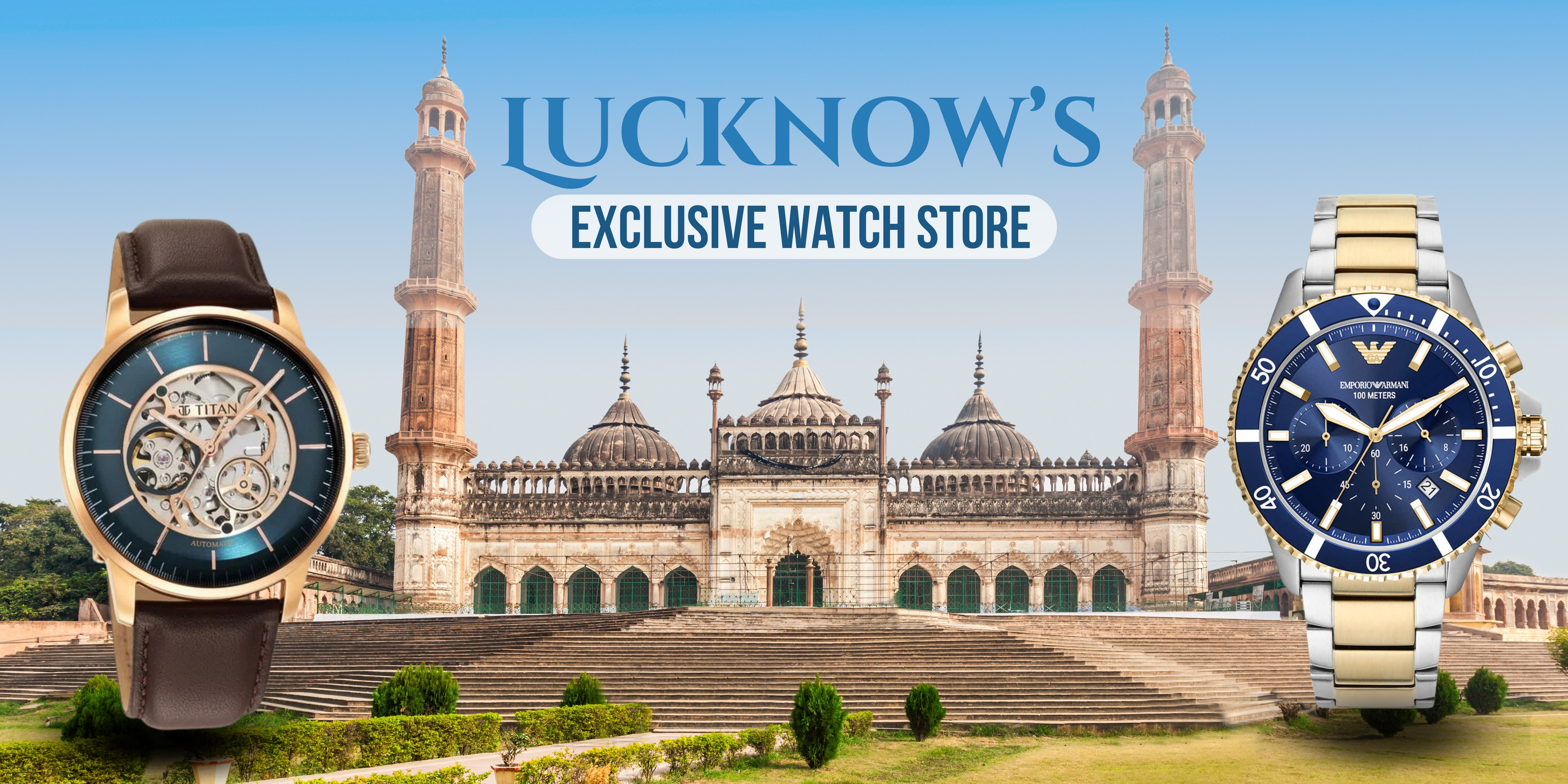 Premium Watch Store in Lucknow - Get Luxury and Branded Watches by oldest and most trusted genuine seller in lucknow.